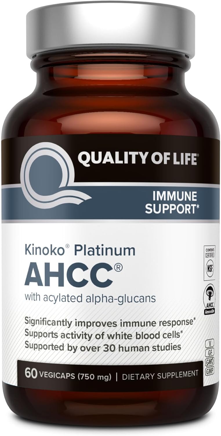 Quality of Life Kinoko Platinum AHCC 750mg